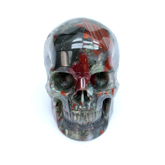 2.2" Blood Stone Crystal Skull