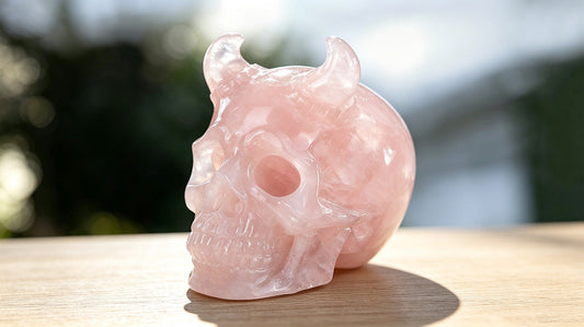 Rose Quartz Crystal Skulls: Your Gentle Mirror for Self-Love & Heart-Centered Rebirth