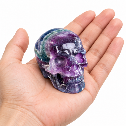 2.2" Fluorite Crystal Skull