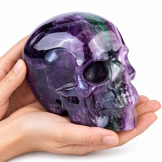 4.5" Fluorite Crystal Skull