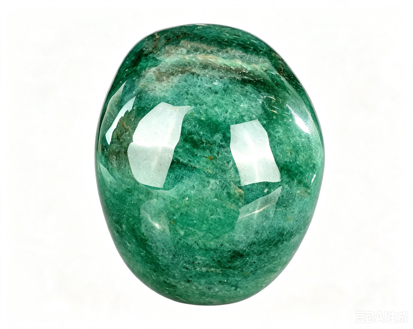 3.0"Natural Green Aventurine Crystal Skull Spiritual Prosperity Ornament