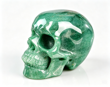 3.0" Green Aventurine Crystal Skull