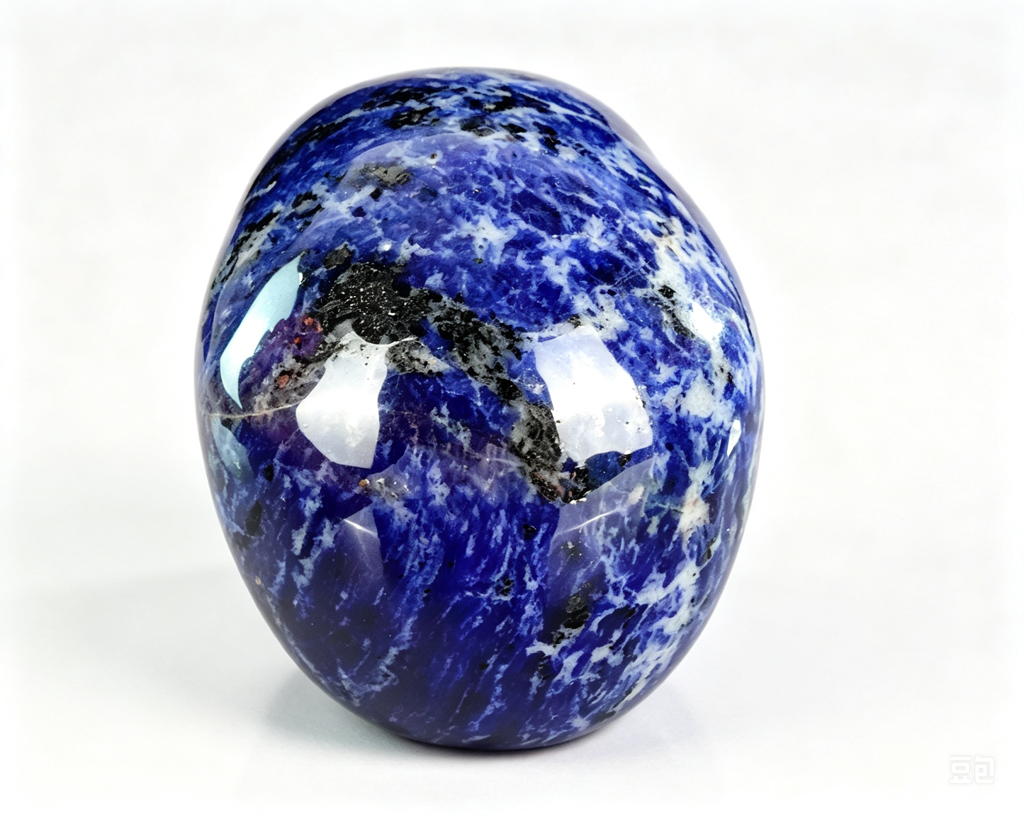 2.2"Natural Sodalite Crystal Skull Spiritual Truth & Calming Ornament