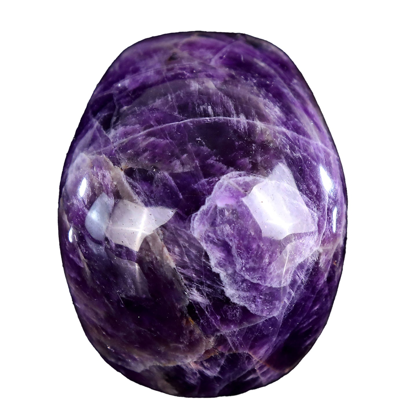 3.0" Natural Amethyst Crystal Skull Spiritual Calming Ornament
