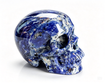 3.0" Sodalite Crystal Skull