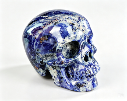 3.0" Sodalite Crystal Skull