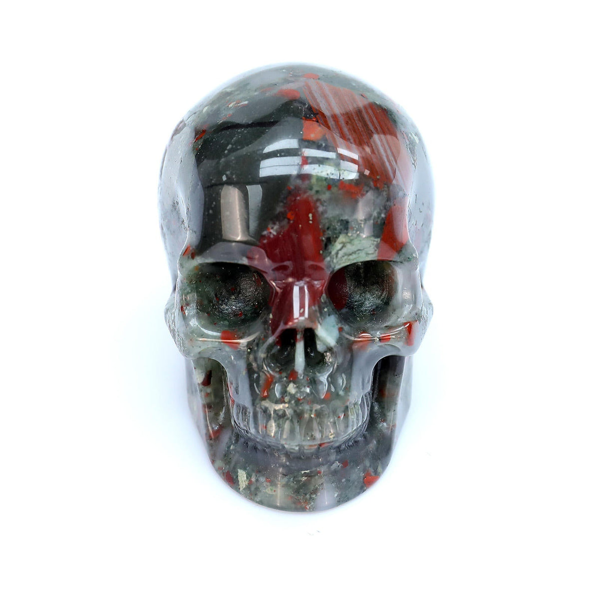3.0" Blood Stone Crystal Skull
