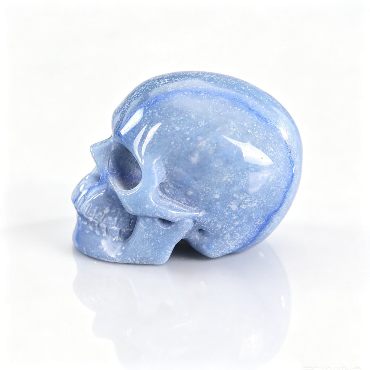 3.0" Blue Aventurine Crystal Skull