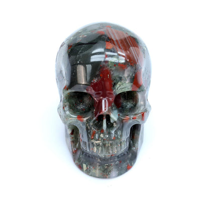 4.5" Blood Stone Crystal Skull