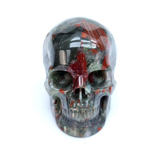 4.5" Blood Stone Crystal Skull
