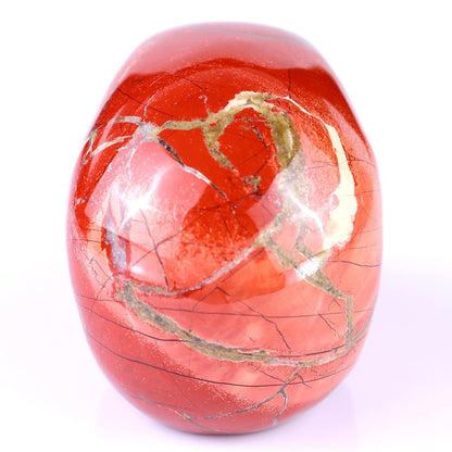 4.5 Inch Red Jasper Crystal Skull front view