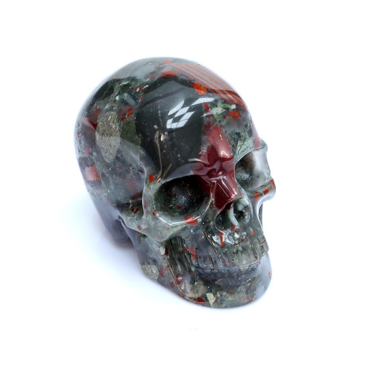 4.5" Blood Stone Crystal Skull