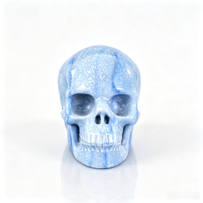 4.5" Blue Aventurine Crystal Skull