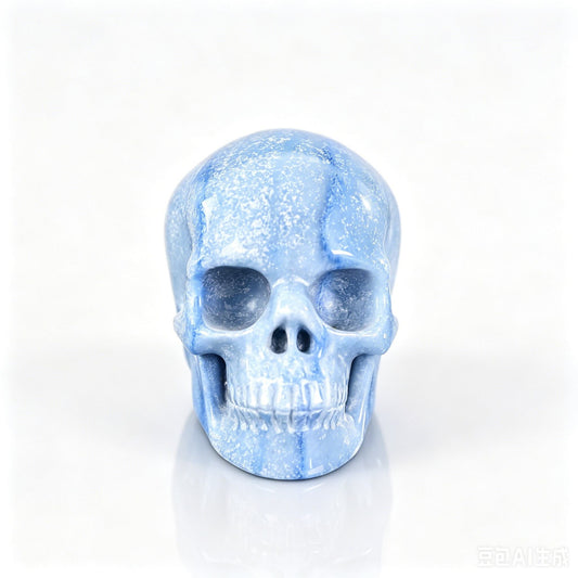 3.0" Blue Aventurine Crystal Skull