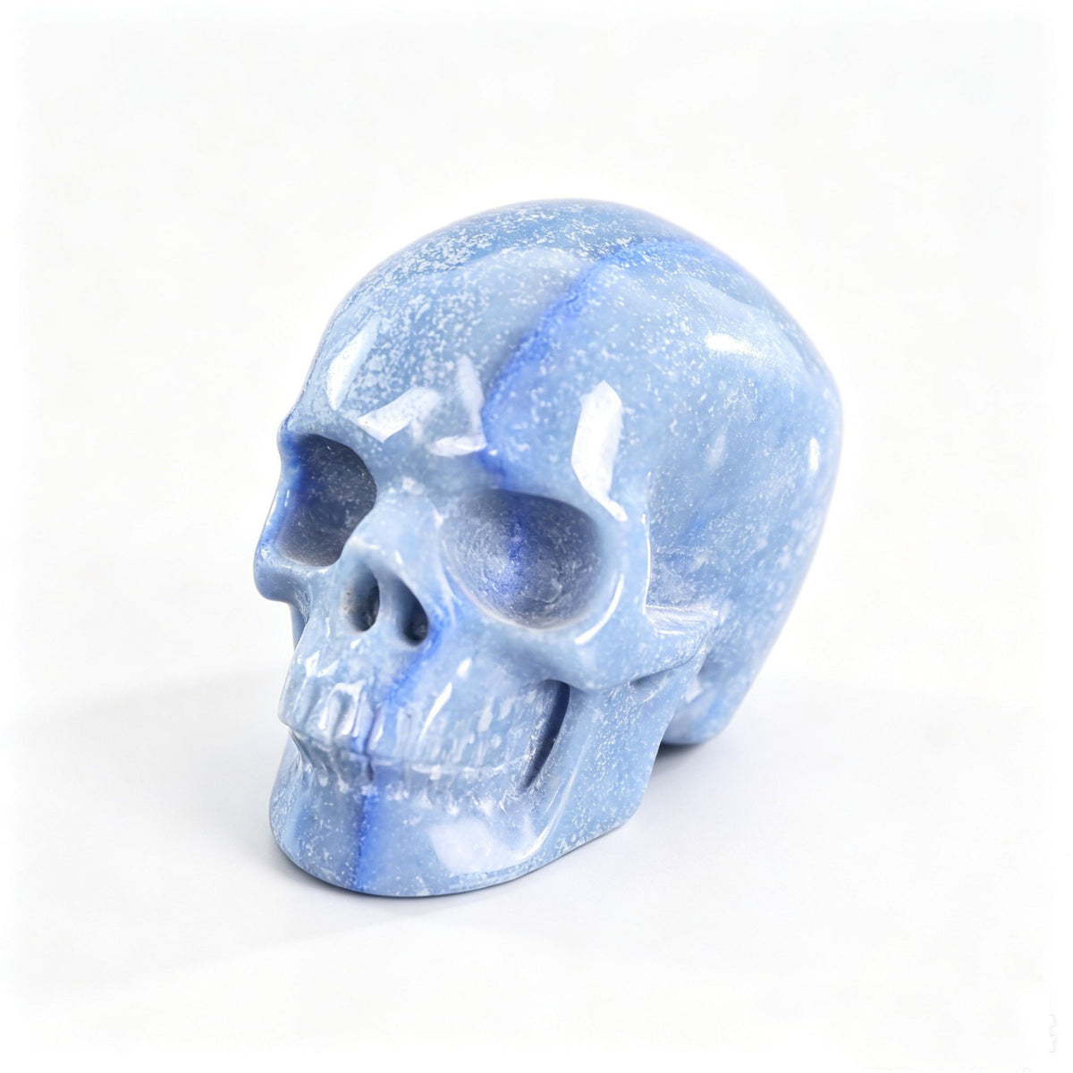 4.5" Blue Aventurine Crystal Skull