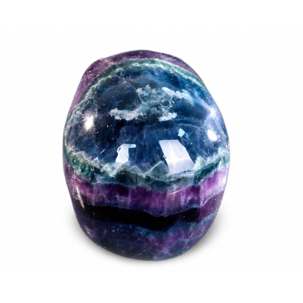 Raw fluorite crystal